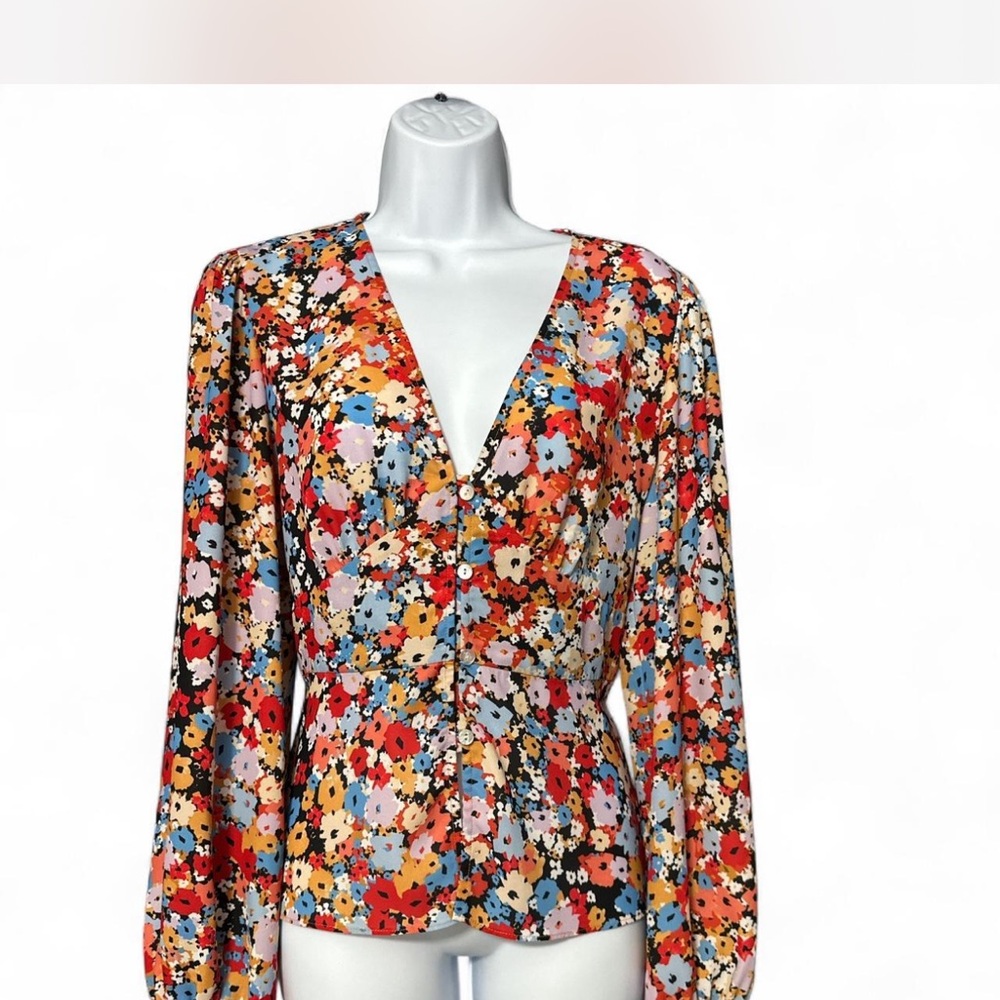 Rebecca Minkoff Multicolor Floral Fabric